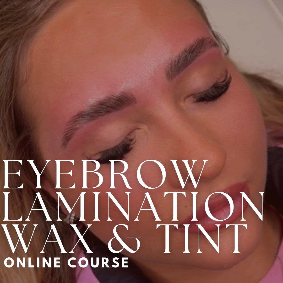 Brow Lamination, Wax & Tint Online Course